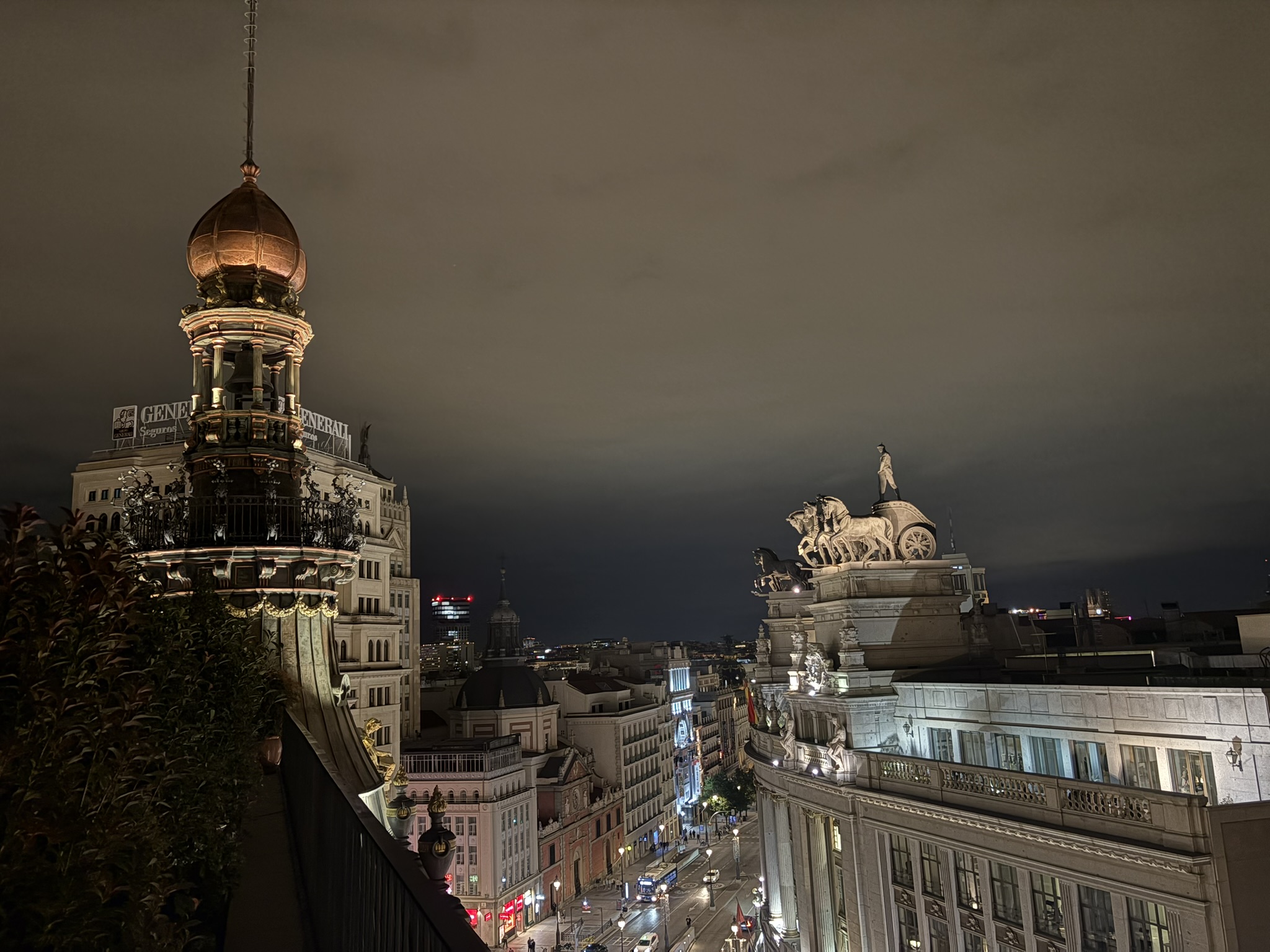 Rooftop view of city