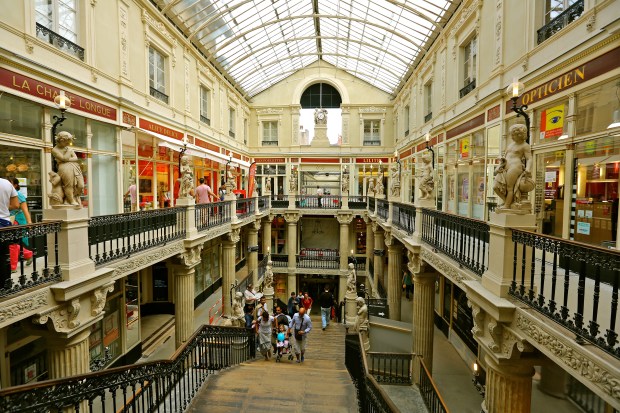 interior of a shopping mall
